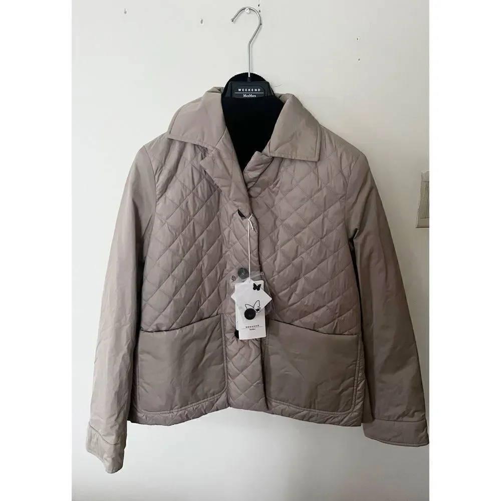 WEEKEND MAX MARA
Sacco Tan Quilted Jacket size 6 - Picture 3 of 8